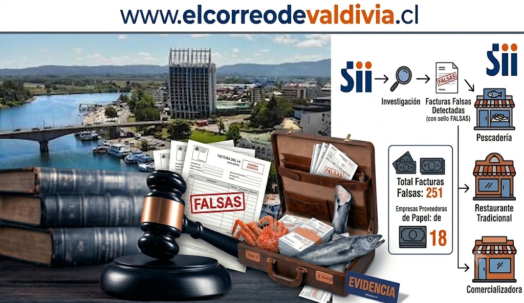 El otro “Merluza Gate”: La red de facturas falsas que también alcanzó a locales tradicionales de productos del mar de Los Ríos